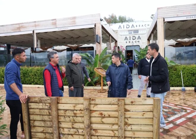 Marmaris’te Sağanak Yağışla Mücadele Çalışmaları Hızlandı