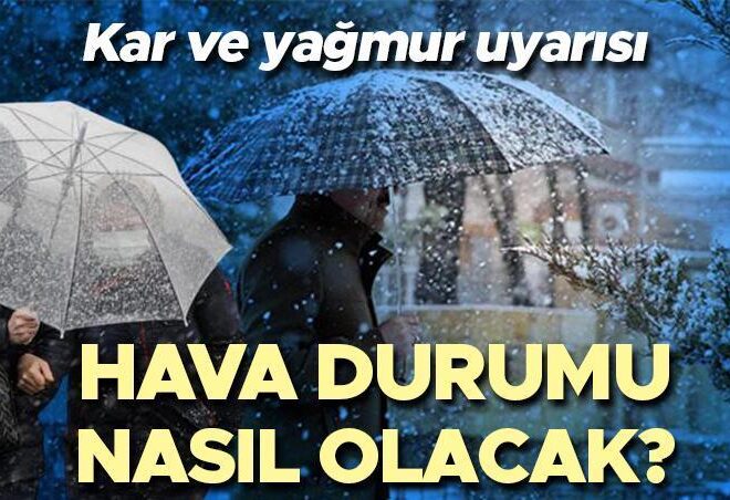 Son dakika hava durumu tahminleri il il | Yeni haftada hava nasıl olacak? Yarın (18 Kasım) İstanbul’da yağmur var mı? Meteoroloji’den kar ve sağanak yağış uyarısı!